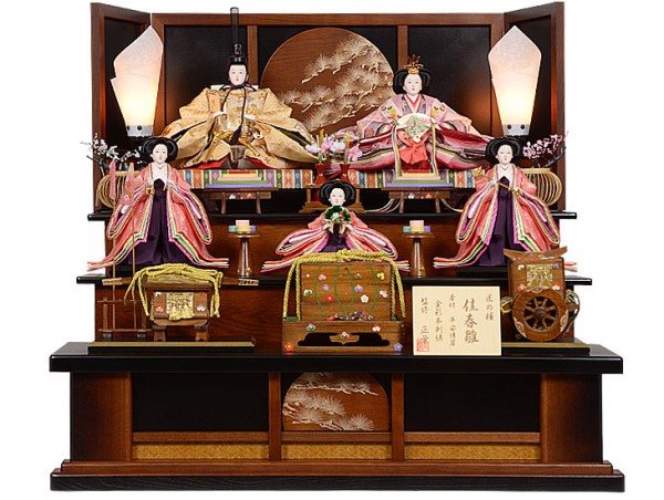 No.304-46 雛人形 三段飾り