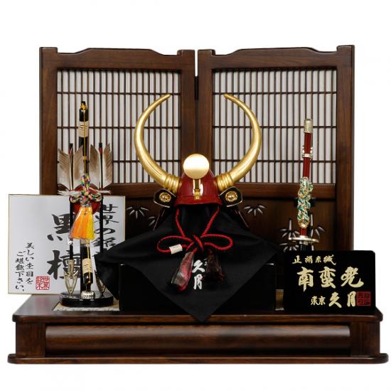 No.604-03 久月の兜 武勇・知略にすぐれた名将 黒田長政公の兜飾り