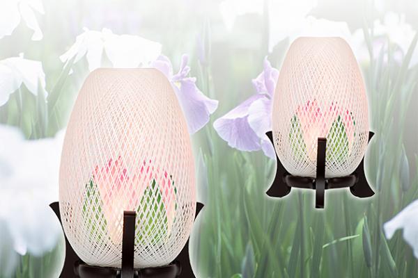 明日着く商品!コンパクトNEWスタイルモダン盆提灯。新デザインの数量限定商品です。