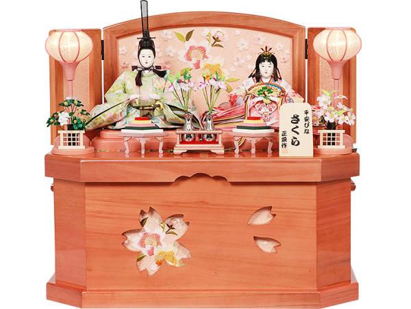 No.301-42 雛人形 収納型親王飾り