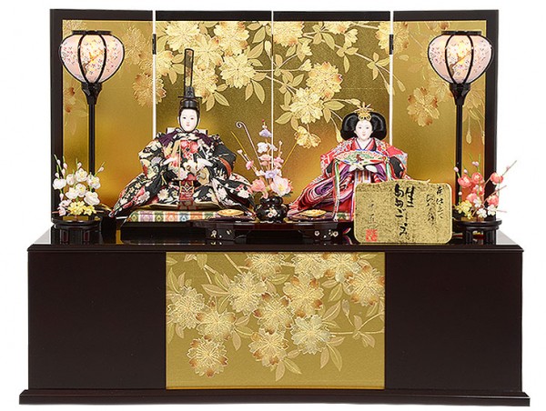 No.301-70 雛人形 収納型 親王飾り