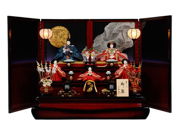 No.304-04 雛人形 三段飾り